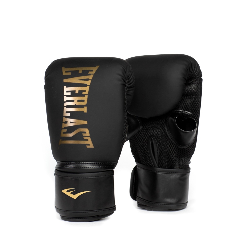 Everlast Cardio Elite Bag Gloves, Black/gold S/M