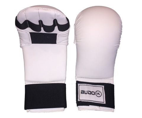 Karate Handschutz, BUDOK, weiss